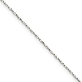 0.5mm, Sterling Silver, Twisted Serpentine Chain, 20 inch