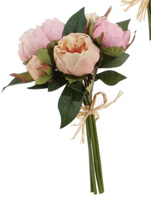 10" Real Touch Peony Bundle