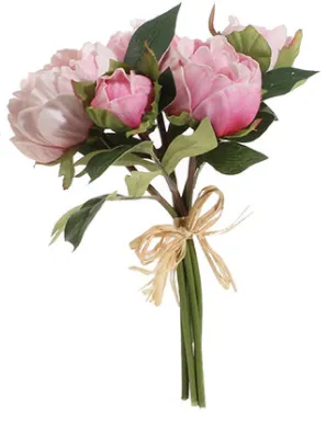 10" Real Touch Peony Bundle