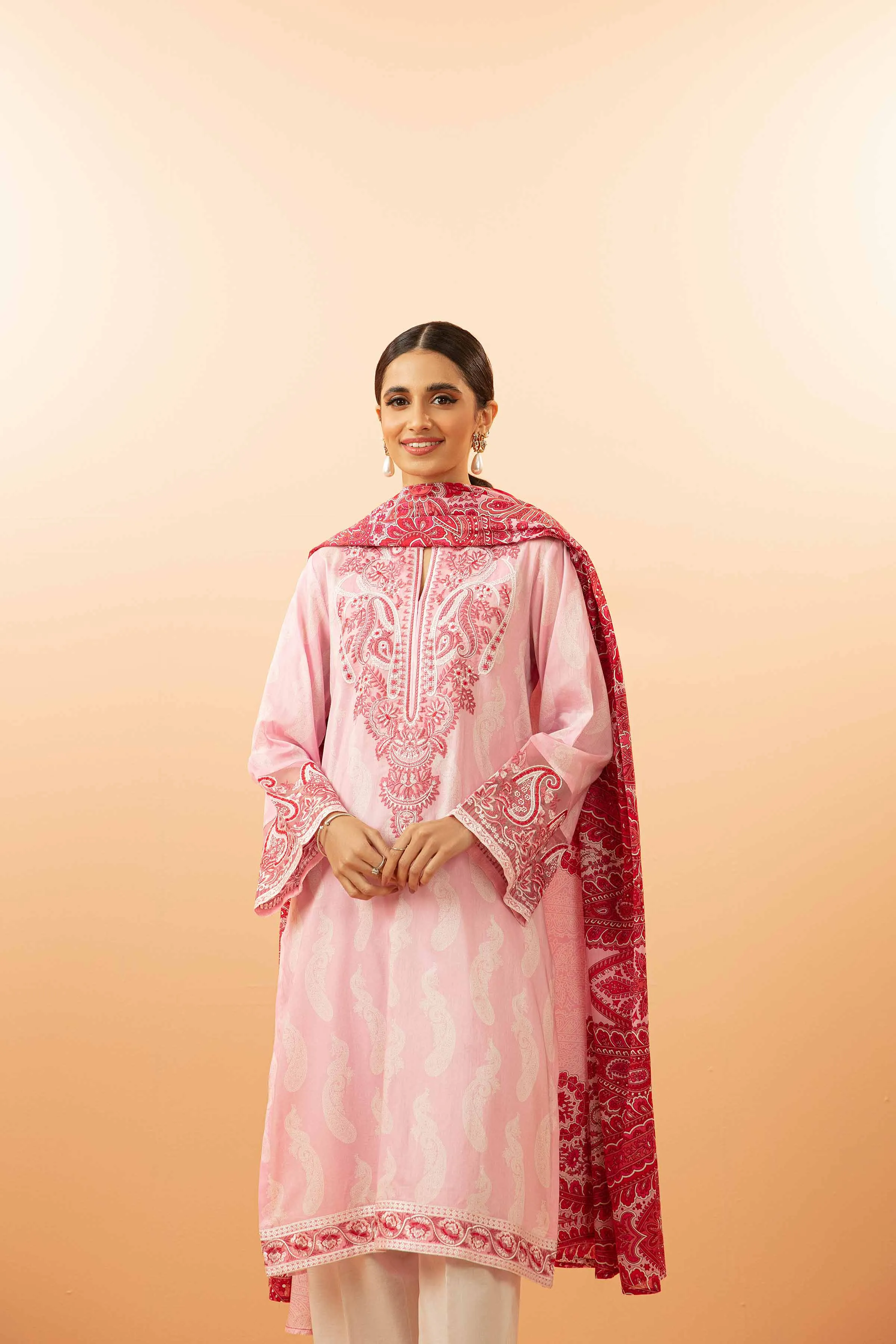 2 Piece - Embroidered Suit - PDS23-06