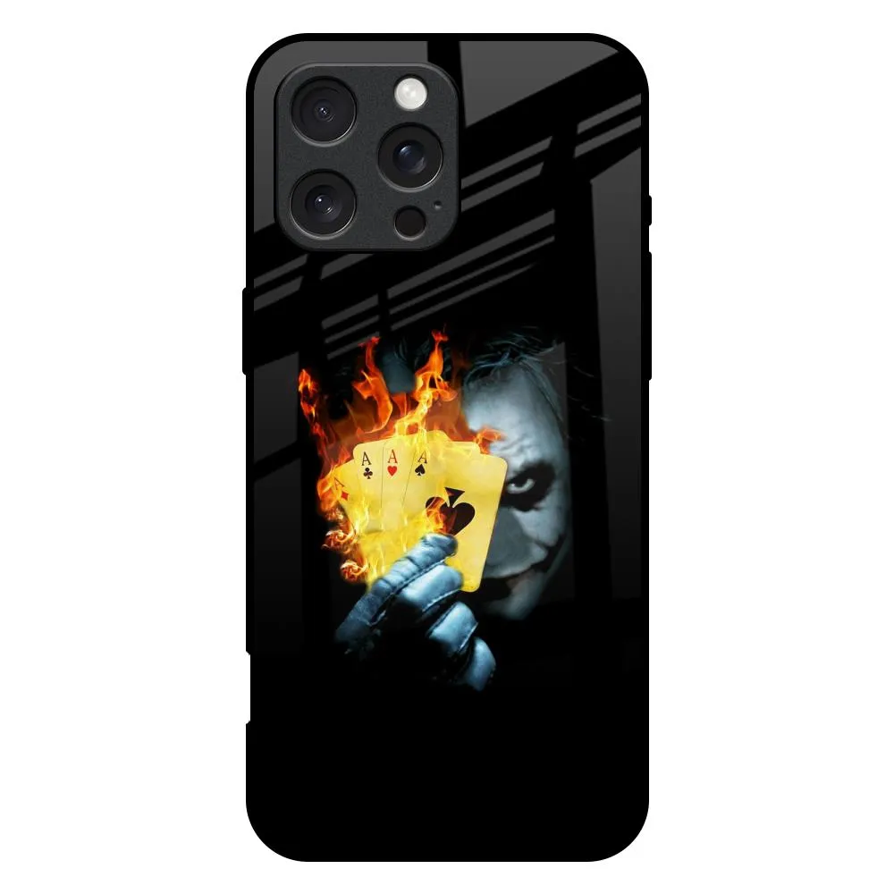 AAA Joker Glass Case for iPhone 16 Pro Max