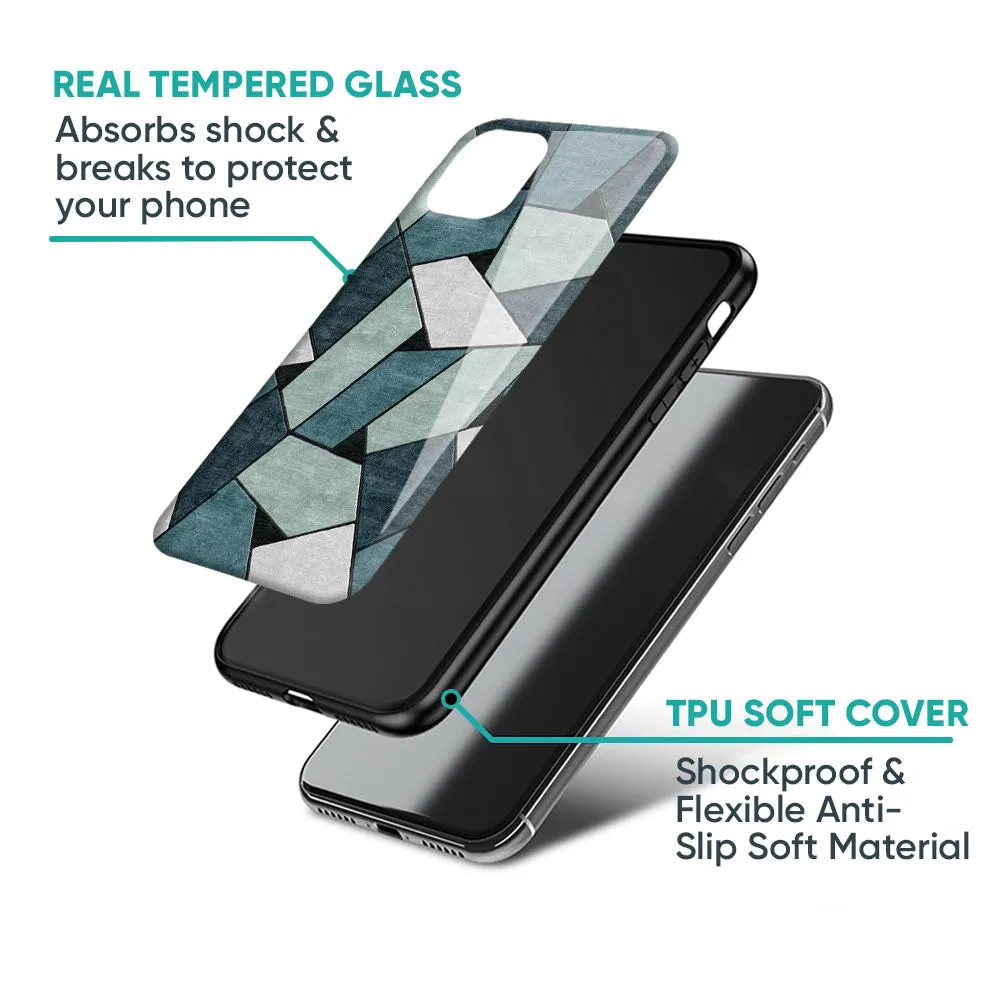 Abstact Tiles Glass Case for OnePlus 10R 5G