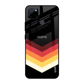 Abstract Arrow Pattern Glass Case For Realme C21Y