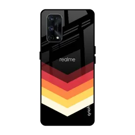 Abstract Arrow Pattern Glass Case For Realme X7