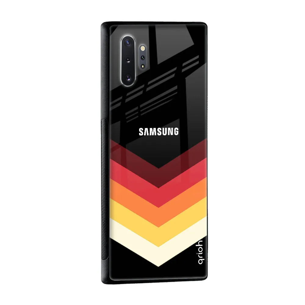 Abstract Arrow Pattern Glass Case For Samsung Galaxy Note 9