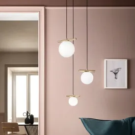 Adjustable Rod Orb Pendant Light