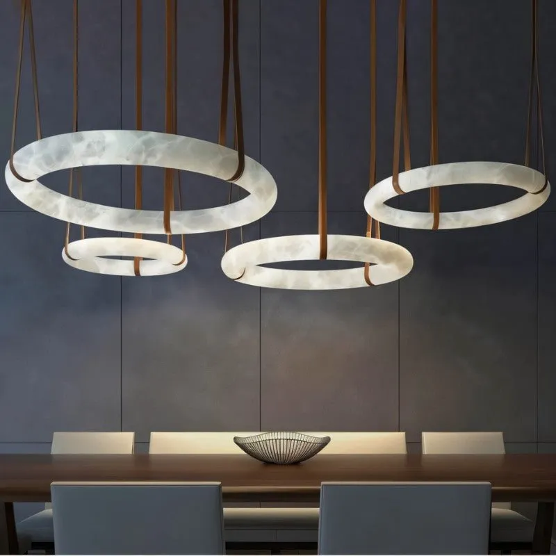 Aktis Alabaster Pendant Light