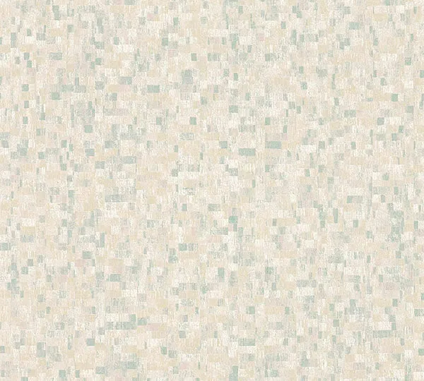 Albers Teal Squares Wallpaper