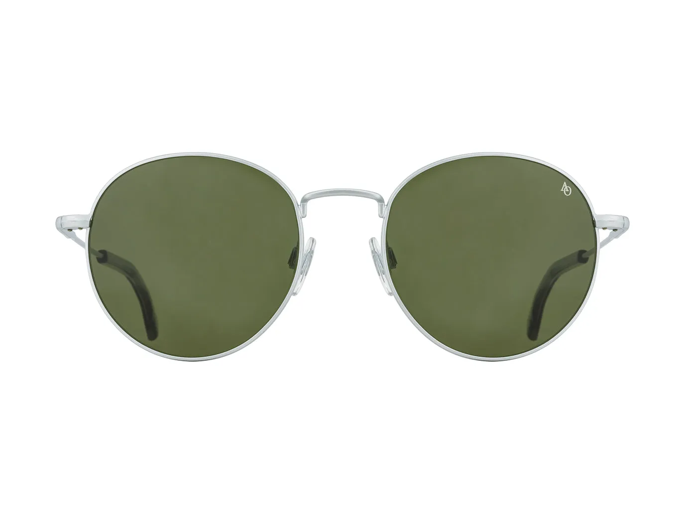 AO-1002 Matte Silver Green Nylon Lens