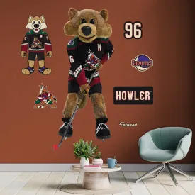 Arizona Coyotes: Howler Mascot - Officially Licensed NHL Removable Adhesive Decal