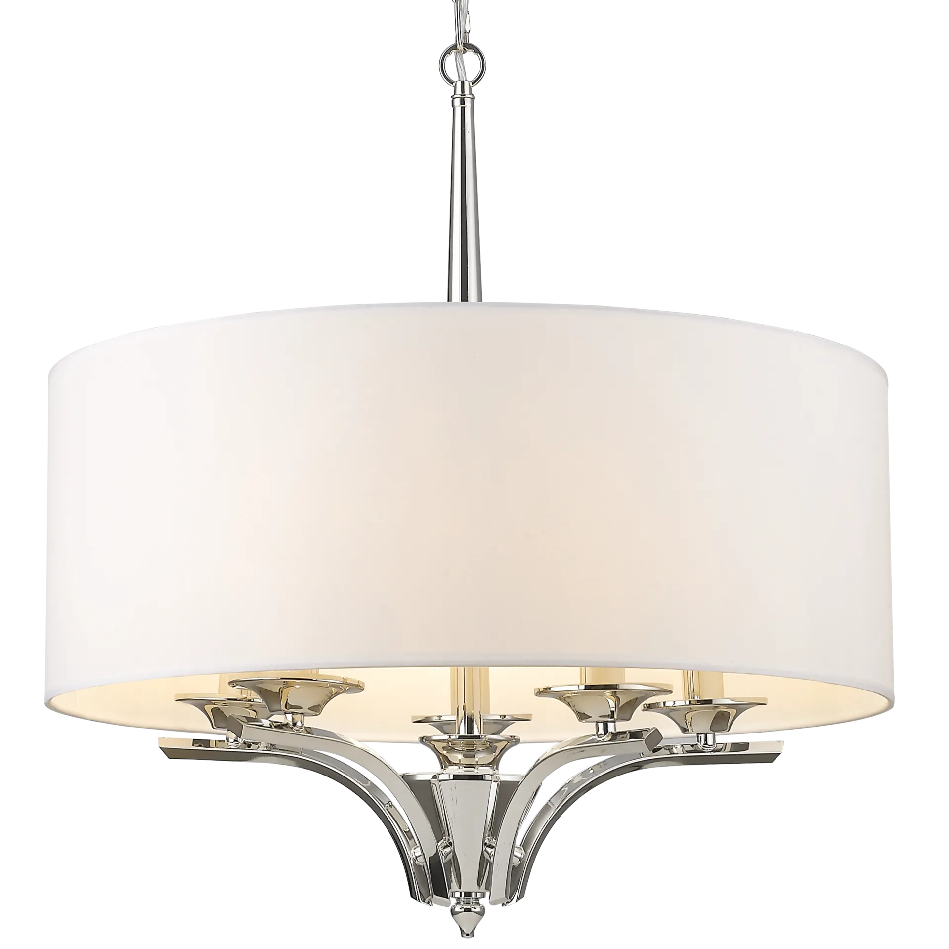 ATLANTA hanging shade light Nickel finish