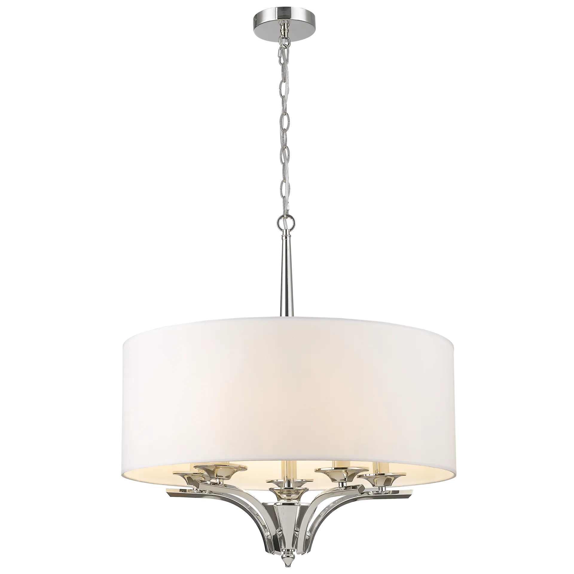 ATLANTA hanging shade light Nickel finish