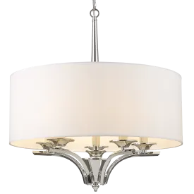 ATLANTA hanging shade light Nickel finish