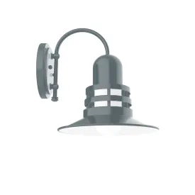 Atomic 12" Wall Sconce in Slate Gray