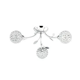 Bellis II 3 Light Semi-Flush Chrome Ceiling Light