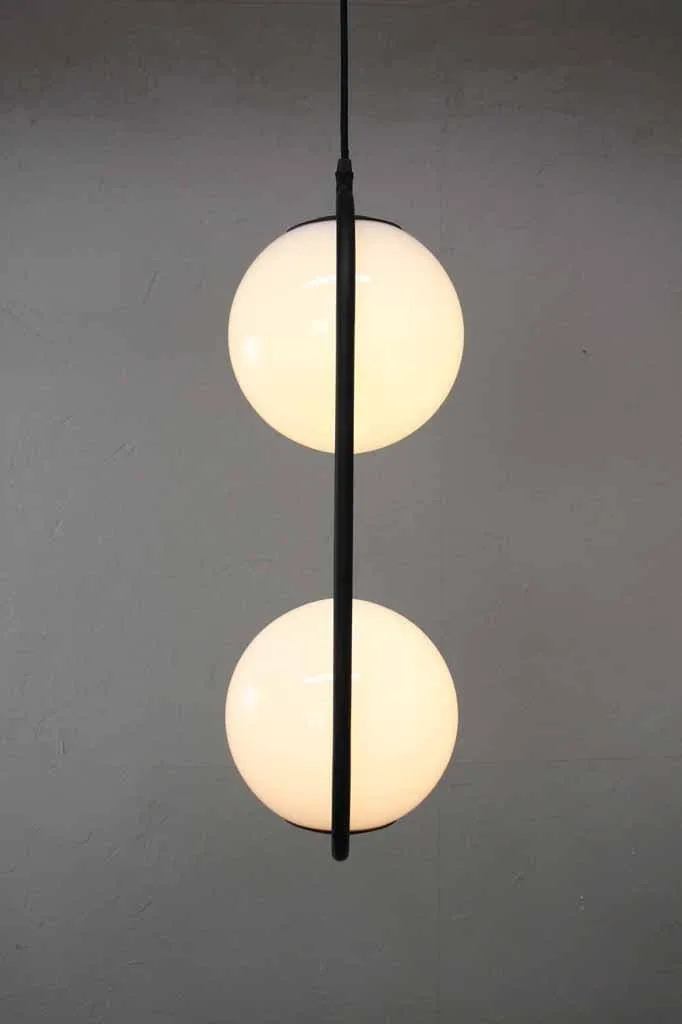 Bonnie Double Glass Ball Pendant Light