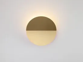 Brass diffuser wall light