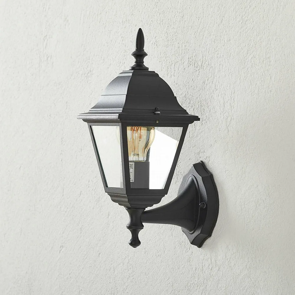 Brilliant 1 Light 60W Newport Outdoor Wall Light - Black | 44281/06