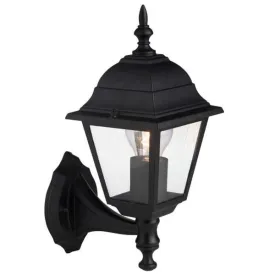 Brilliant 1 Light 60W Newport Outdoor Wall Light - Black | 44281/06