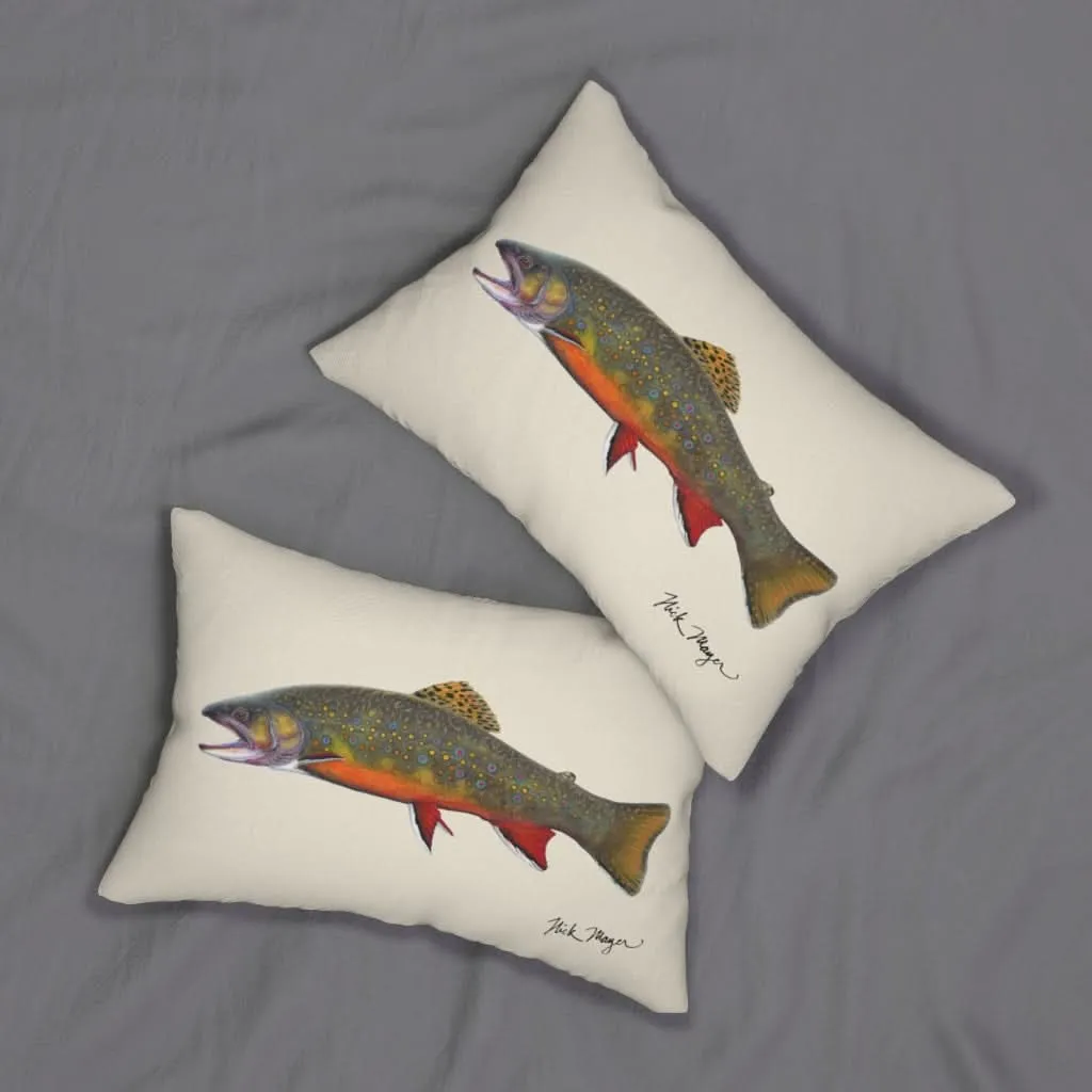 Brook Trout Throw Pillow