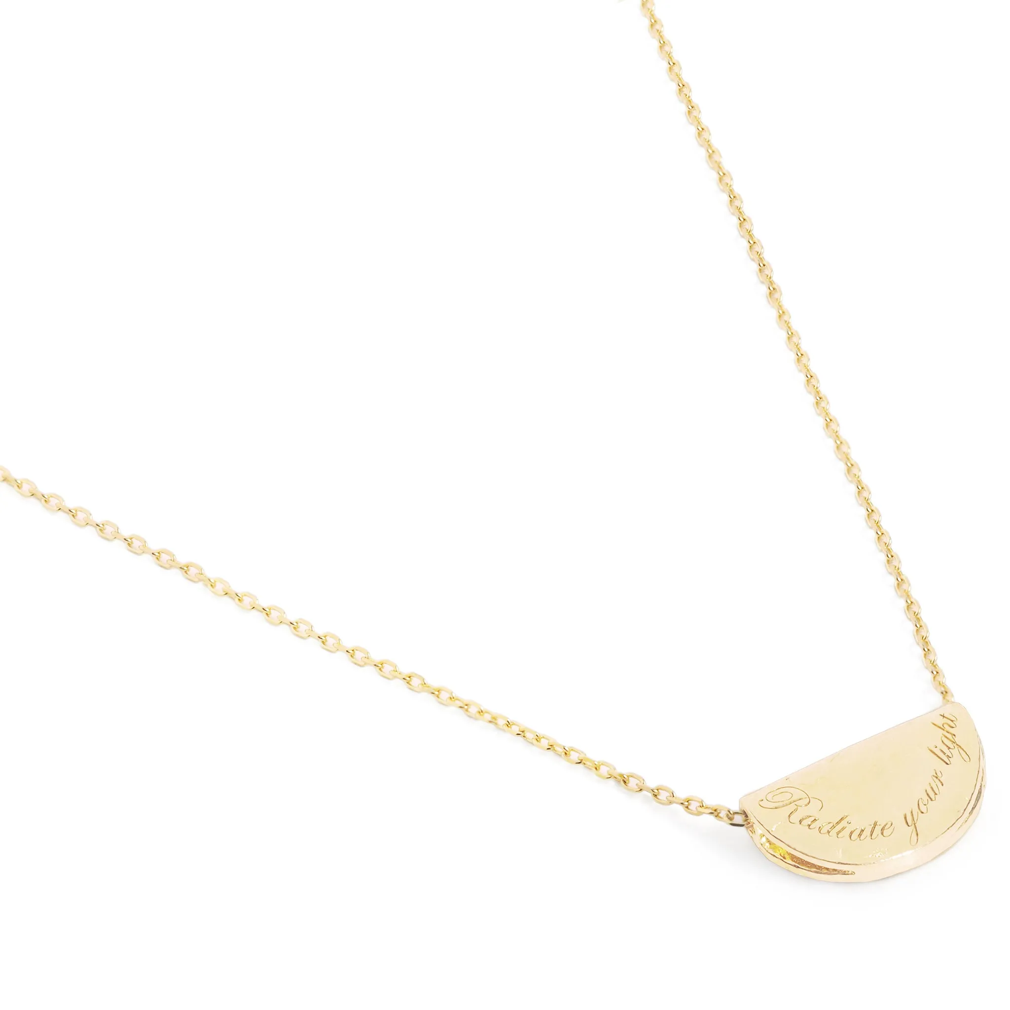 Gold By Charlotte October Birthstone Necklace - Optimized