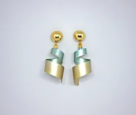 CABO | Earring | Conch Earrings - Light Blue / Gold