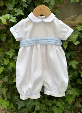 Celebration Piquet Romper - Baby Boy