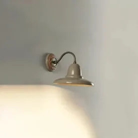 Ceramic Gooseneck Wall Light