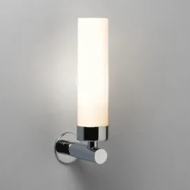 Chrome & Opal Glass Tubular Diffuser Wall Light