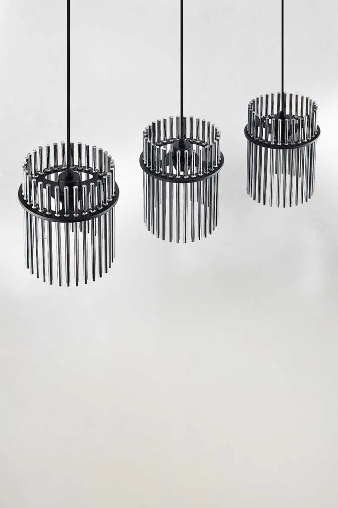 Chrysler Glass Multi Light Pendant