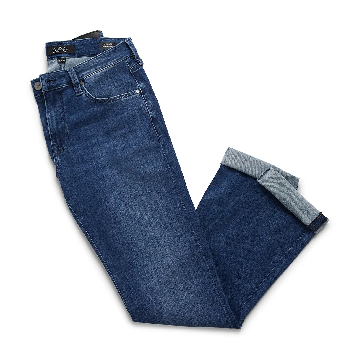 Courage Straight Leg Jeans In Mid Urban