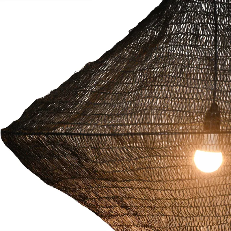 Diamond Crochet Wire Pendant Light