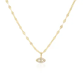 Eye CZ Necklace