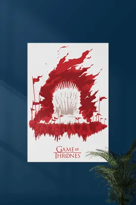 Game of Thrones (Red) | GOT #00 | Series Poster