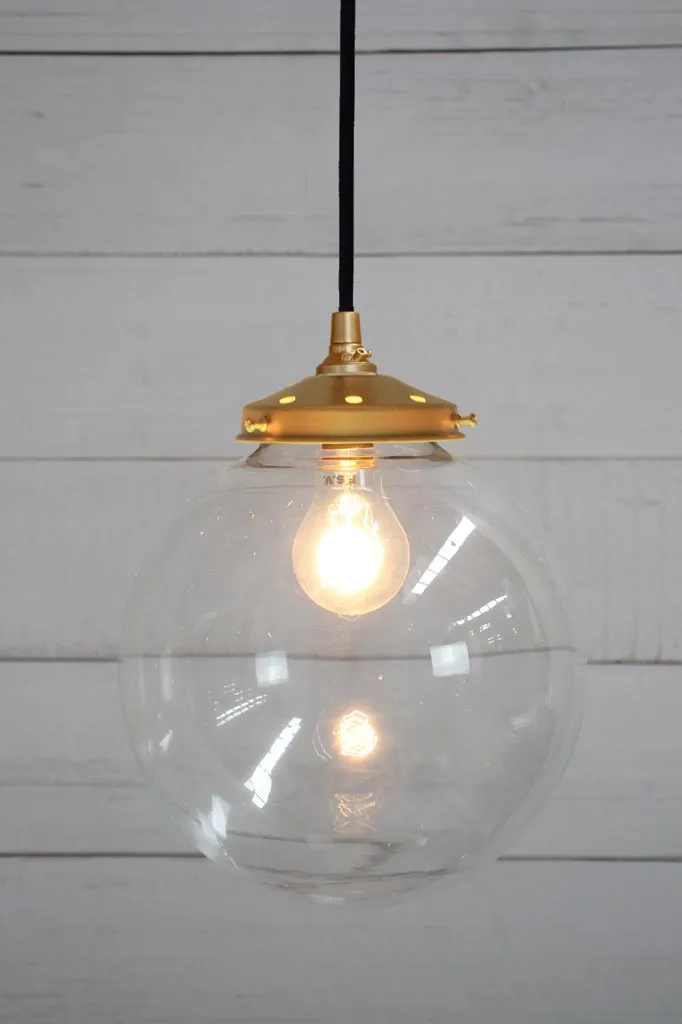 Glass Ball Pendant Light