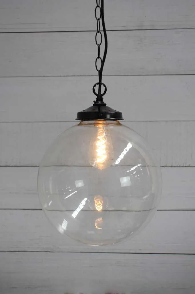 Glass Ball Pendant Light