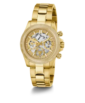 GUESS Ladies Gold Tone 2-Tone Analog Watch