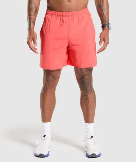 Gymshark Arrival 7" Shorts - Tropical Pink