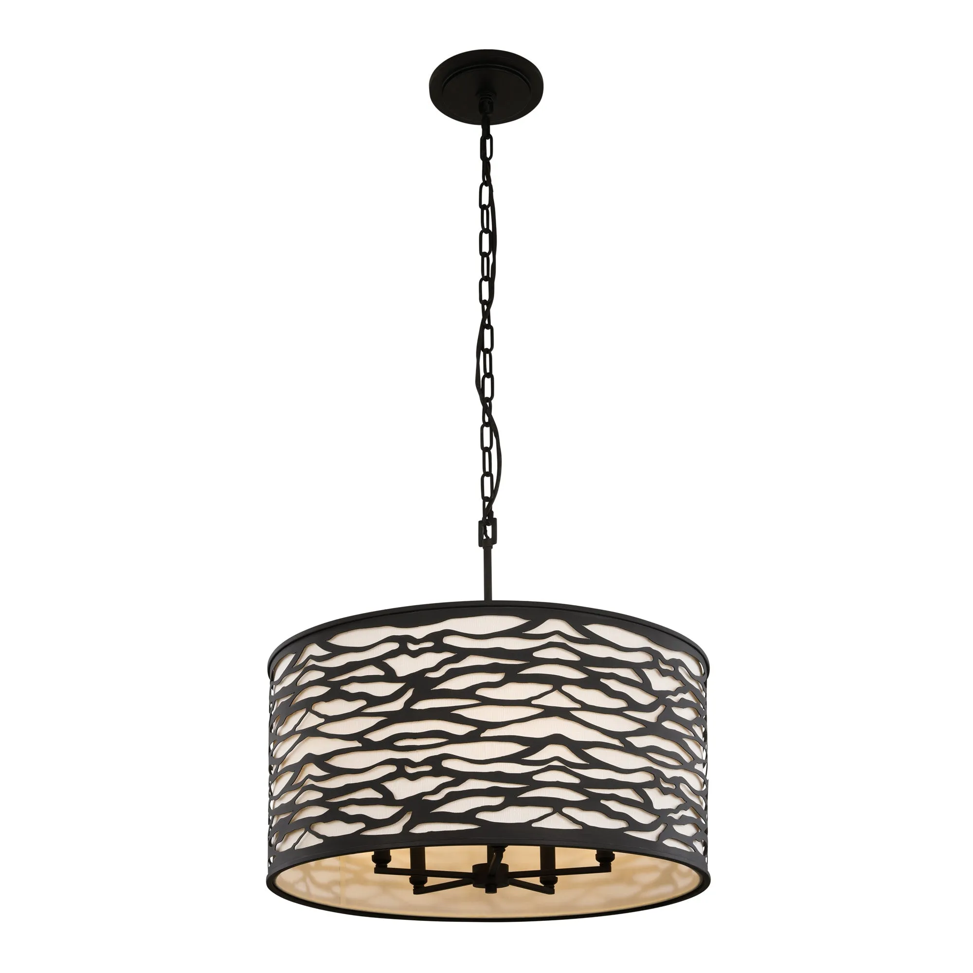 Kato 348P05CB 5-Light Pendant Light - Carbon Black