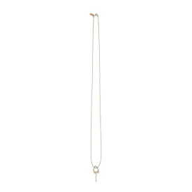 Long Pendant Origin Necklace - WHITE/IVORY/GRAY