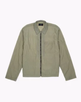 Marble Zip Blouson - Seaweed