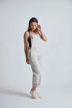 MARY-LOU Natural - Organic Cotton Dungarees by Flax & Loom