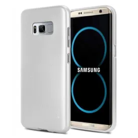 Mercury Jelly Case for Samsung Galaxy S8 - Metal Silver