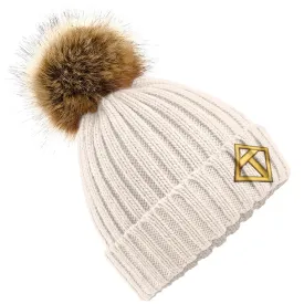 Oatmeal Bobble Hat