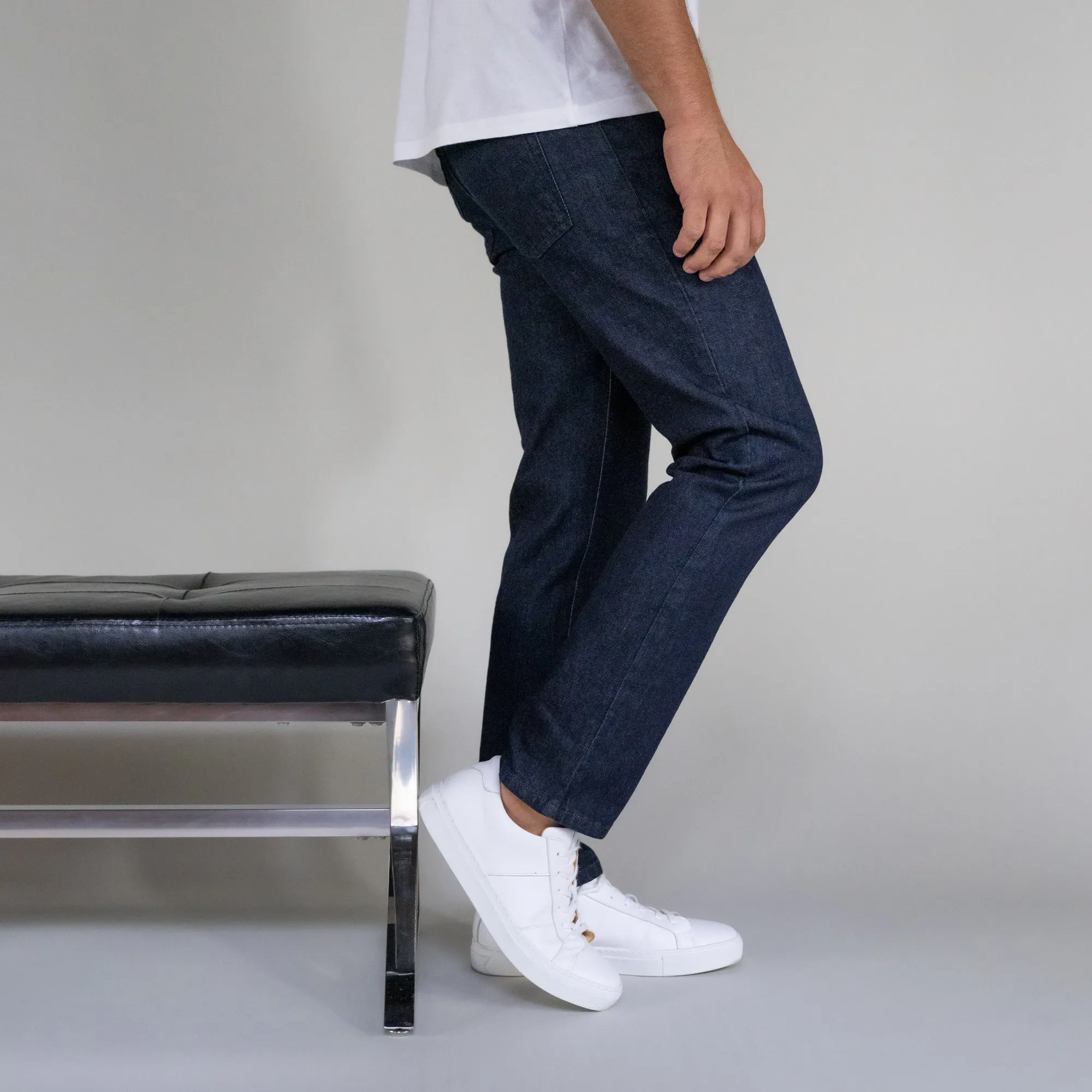 Premium Italian Denim Skinny Fit - Indigo Rinse