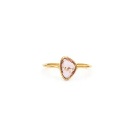 Rosecut Ring | 10k Gold & Pink Sapphire